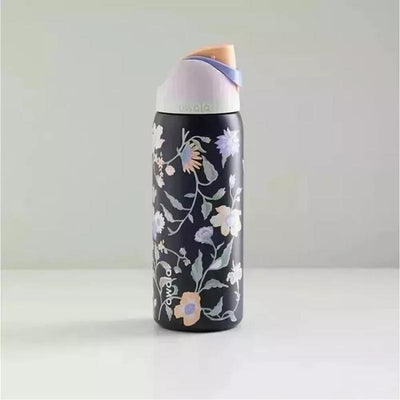 Owala Freesip 32Oz – Urban Outfitters Edition, Flower Crown, Tea Time Pink Hydration Bottle, Pillow Fight Cherry, Candy Coated