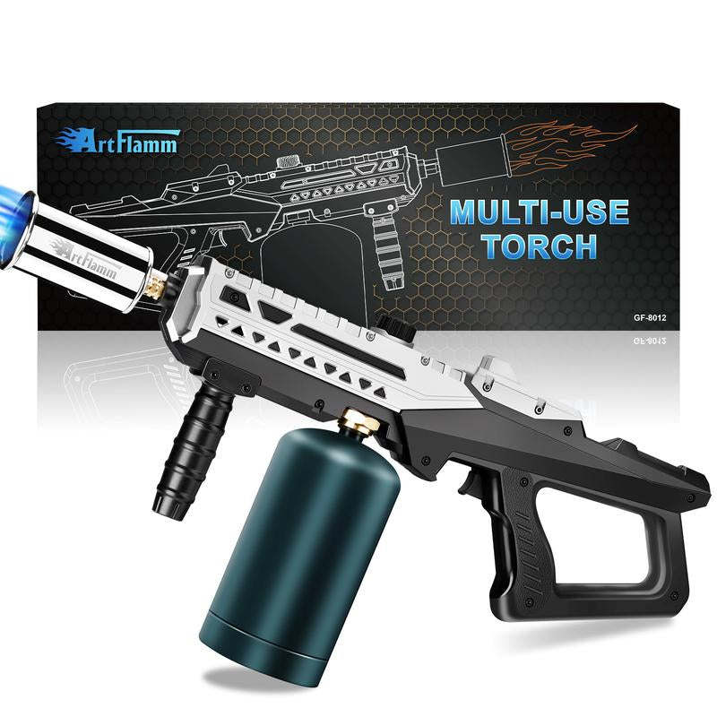ARTFLAMM Powerful Propane Torch Gun, Flamethrower with Adjustable Flame, 800,000BTU Blow Torch for Campfire, Fire Pit Starter, Fun Gift (Propane Tank Not Included)