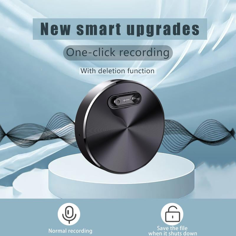 Smart Voice Recorder – One-Touch Recording, HD Noise Reduction，Long Battery, Large Storage, Support Voice to Text