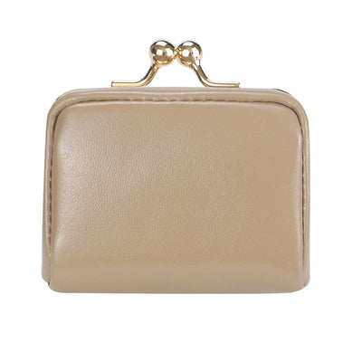 Big Size, Royal Bagger Genuine Leather Mini Jewelry Box, Ring & Necklace Storage, Retro Coin Purse with Kiss Lock for Women 4894