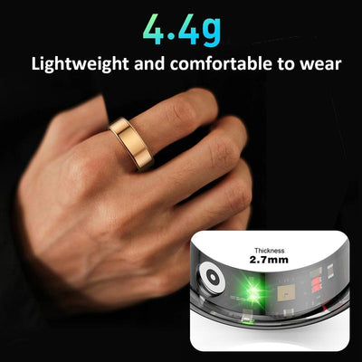 AOMIAO Smart Ring This Is a Waterproof Tracking Fitness Ring and a Fashionable Accessory, Suitable for Both Men and Women.