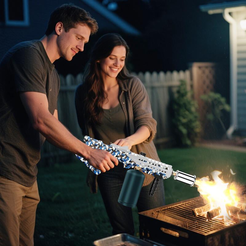 ARTFLAMM Powerful Propane Torch Gun, Flamethrower with Adjustable Flame, 800,000BTU Blow Torch for Campfire, Fire Pit Starter, Fun Gift (Propane Tank Not Included)