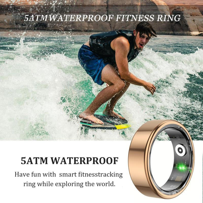 AOMIAO Smart Ring This Is a Waterproof Tracking Fitness Ring and a Fashionable Accessory, Suitable for Both Men and Women.